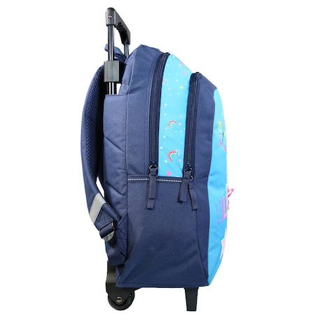 Sac à dos à roulettes lili lou Bleu 3 - vertbaudet enfant 