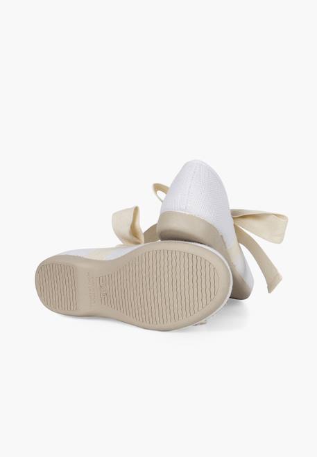 Babies  en lin avec ruban écru Blanc+Bleu azur+Écru+Gris+Lin+Mauve+Menthe 3 - vertbaudet enfant 
