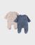 Lot de 2 pyjamas bébé en velours doux Beige 4 - vertbaudet enfant 