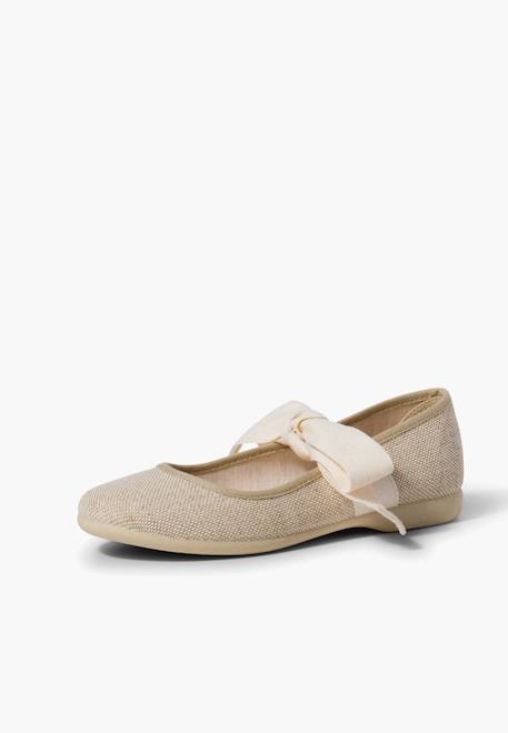 Babies  en lin avec ruban écru Blanc+Bleu azur+Écru+Gris+Lin+Mauve+Menthe 23 - vertbaudet enfant 