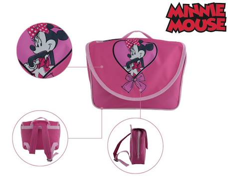 Cartable scolaire maternelle disney minnie Rose 5 - vertbaudet enfant 