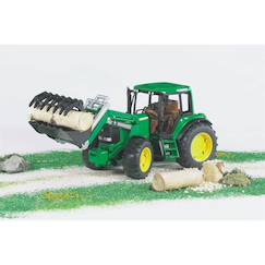 Jouet-Jeux d'imagination-Tracteur john deere 6920 avec chargeur frontal