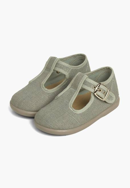 Salomés garçon en lin Blanc+Bleu marine+Gris perle+Lin+Rouge 15 - vertbaudet enfant 