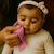 Langes en coton bio Blanc+Fraise+Honey+Rose+Vert 21 - vertbaudet enfant 