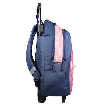 Sac à dos à roulettes lili lou chat Rose 3 - vertbaudet enfant 