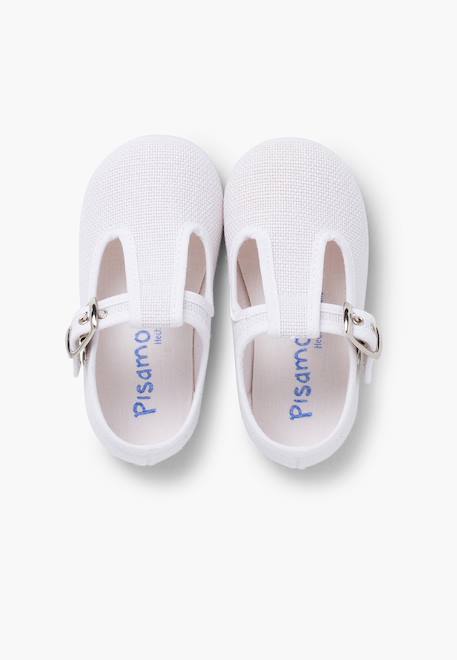 Salomés garçon en lin Blanc+Bleu marine+Gris perle+Lin+Rouge 5 - vertbaudet enfant 