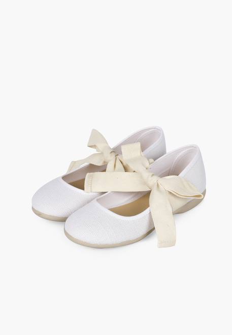Babies  en lin avec ruban écru Blanc+Bleu azur+Écru+Gris+Lin+Mauve+Menthe 4 - vertbaudet enfant 