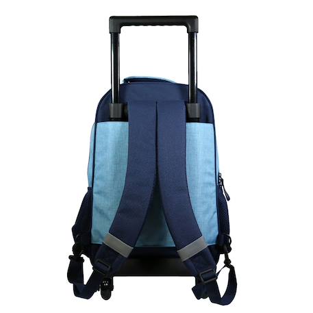 Sac à dos à roulettes poivre blanc robots Orange 4 - vertbaudet enfant 