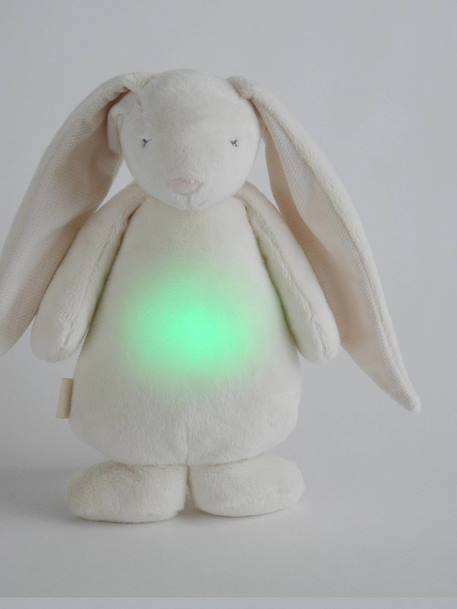 Lapin magique 2.0 avec sons & lumières écru+rose 2 - vertbaudet enfant 