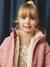Parka fille à capuche 3 en 1 parka + veste matelassée bois de rose+marine 2 - vertbaudet enfant 