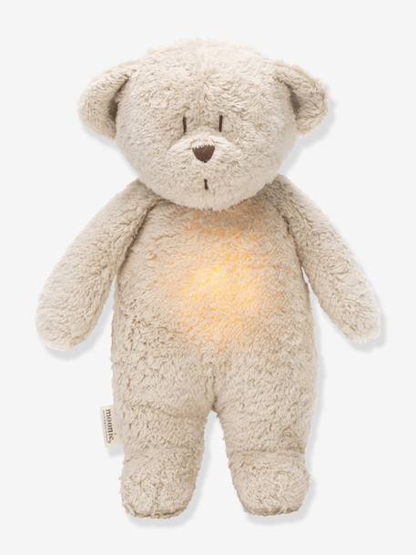 Ourson nature bio 2.0 avec sons & lumières cappuccino+gris+sable 8 - vertbaudet enfant 