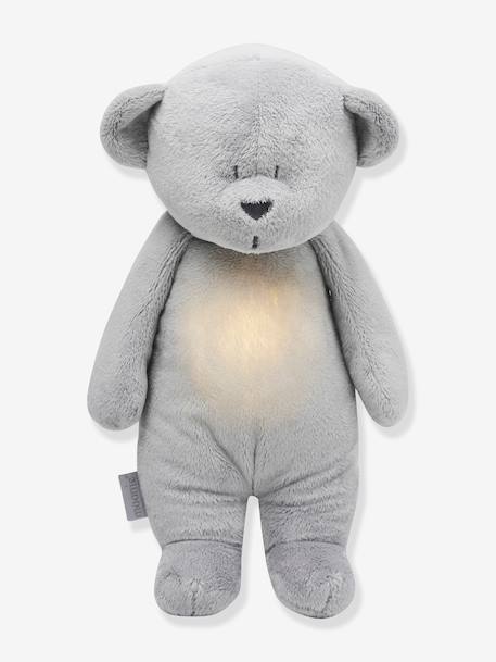 Ours douceur 2.0 avec sons et lumières écru+gris 3 - vertbaudet enfant 