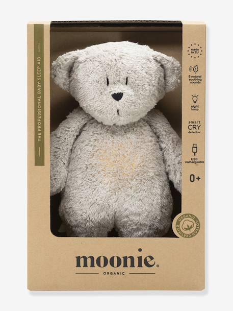 Ourson nature bio 2.0 avec sons & lumières cappuccino+gris+sable 6 - vertbaudet enfant 