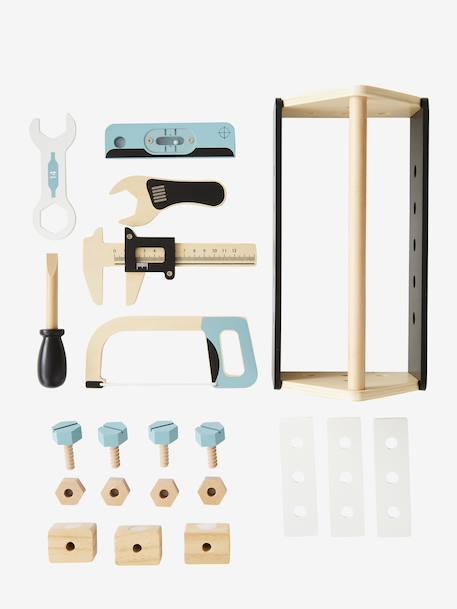 Boîte à outils du bricoleur en bois FSC® noir 5 - vertbaudet enfant 
