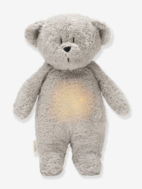 Ourson nature bio 2.0 avec sons & lumières cappuccino+gris+sable 5 - vertbaudet enfant 