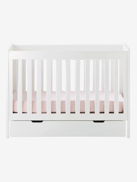 Tiroir de rangement à roulettes pour lit bébé Milo blanc 6 - vertbaudet enfant 