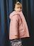 Parka fille à capuche 3 en 1 parka + veste matelassée bois de rose+marine 1 - vertbaudet enfant 