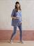 Ensemble 2 pièces grossesse homewear bleu ardoise 1 - vertbaudet enfant 