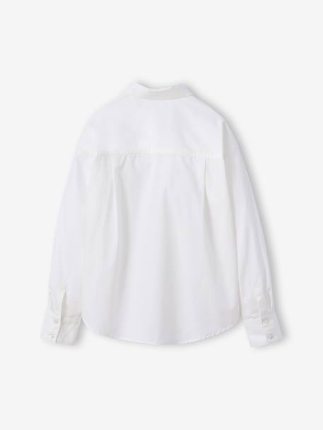 Chemise fille blanc 3 - vertbaudet enfant 