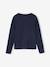 Tee-shirt sport motif tennis fille manches longues marine 2 - vertbaudet enfant 