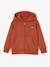 Sweat zippé à capuche imprimé garçon rouille 4 - vertbaudet enfant 