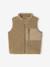 Gilet sans manches bébé en sherpa taupe 4 - vertbaudet enfant 