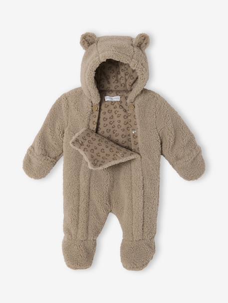 Combipilote mixte doublée léopard capsule famille taupe 11 - vertbaudet enfant 