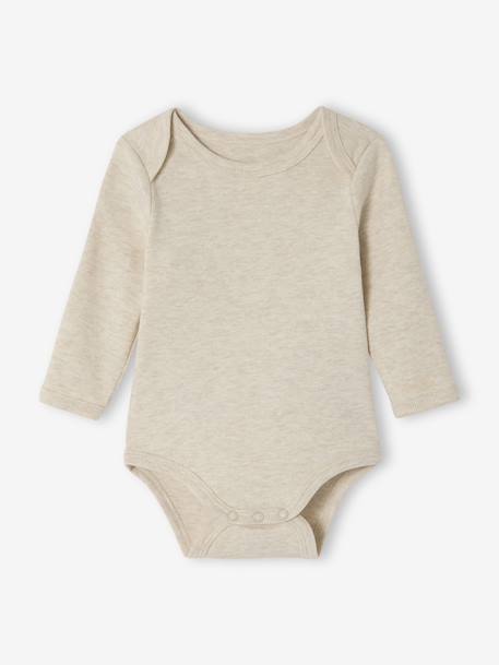 Lot de 5 bodies naissance avec ouverture américaine kaki 5 - vertbaudet enfant 