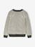 Pull maille bicolore manches longues garçon anthracite 2 - vertbaudet enfant 
