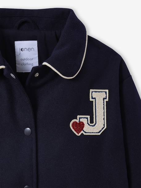Veste fille style teddy marine 6 - vertbaudet enfant 