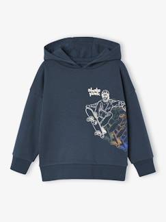 -Sweat Capuche Print Skate