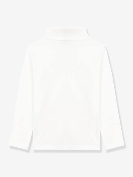 Sous-pull enfant en coton uni blanc 2 - vertbaudet enfant 