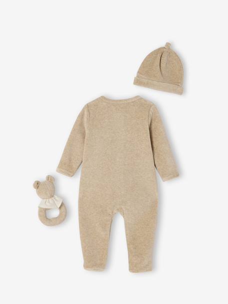 Coffret naissance mixte bébé personnalisable beige chiné 9 - vertbaudet enfant 