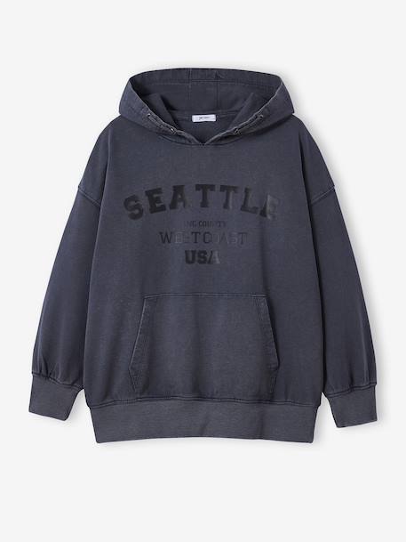 Garçon-Pull, gilet, sweat-Sweat garçon à capuche oversize