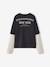 T-shirt garçon effet 2 en 1 anthracite 2 - vertbaudet enfant 