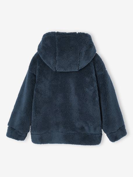 Veste Sherpa Nuit Garçon bleu nuit 3 - vertbaudet enfant 