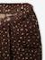 Pantalon fille velours forme loose Léopard+vieux rose 6 - vertbaudet enfant 