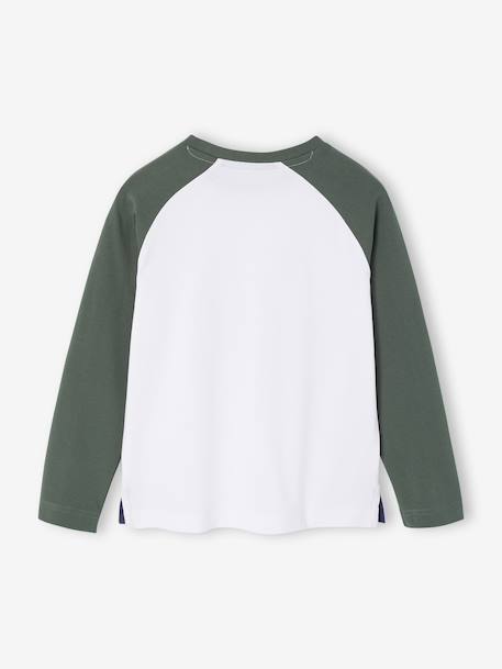 Tee-shirt manches longues garçon Renard écru 2 - vertbaudet enfant 