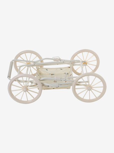 Landau pour poupon RETRO FLOWER écru 5 - vertbaudet enfant 