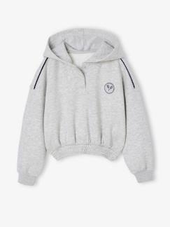 -Sweat court à capuche sport fille