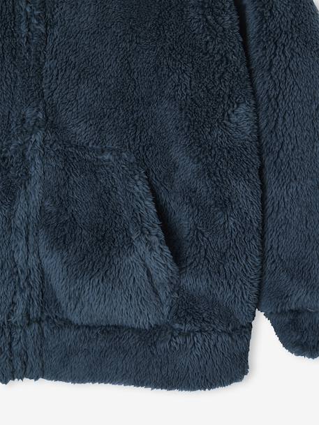 Veste Sherpa Nuit Garçon bleu nuit 5 - vertbaudet enfant 