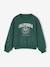 Sweat oversize sport fille vert 1 - vertbaudet enfant 
