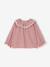 Blouse naissance en flanelle vichy avec col volanté écru 2 - vertbaudet enfant 