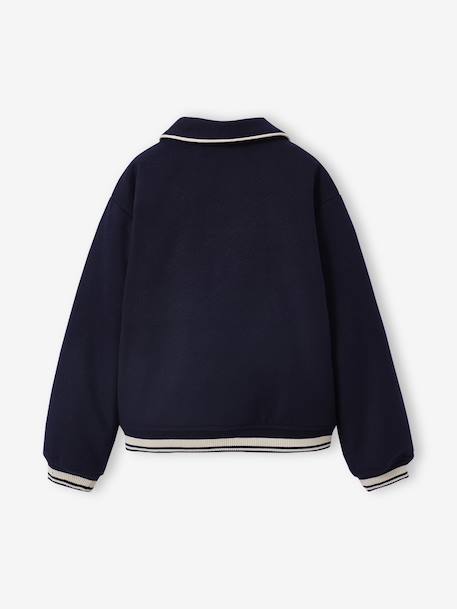 Veste fille style teddy marine 5 - vertbaudet enfant 