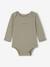 Lot de 3 bodies naissance en maille côtelée et interlock bleu ciel 3 - vertbaudet enfant 