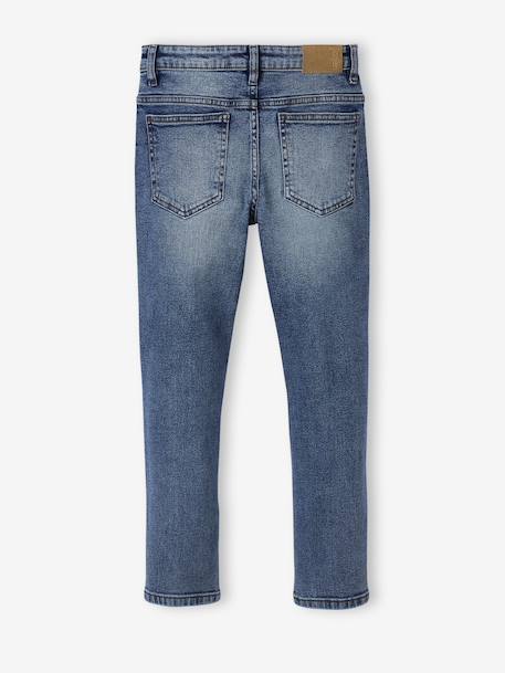 Jean slim garçon effet destroy denim black+stone 13 - vertbaudet enfant 
