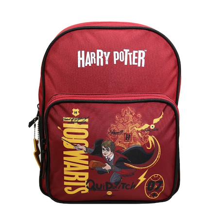 Sac à dos avec poche harry potter Rouge 1 - vertbaudet enfant 