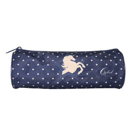 Trousse scolaire ronde cybel Bleu 1 - vertbaudet enfant 