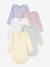 Lot 5 bodies manches longues jours semaine bébé multicolore 1 - vertbaudet enfant 