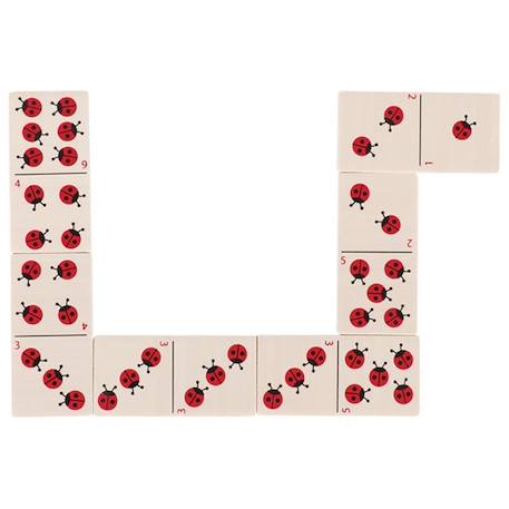 Jeu de dominos coccinelles Multicolore 1 - vertbaudet enfant 